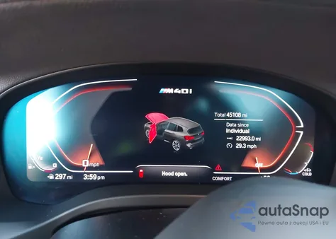 2022 BMW X3 M40I z USA, uszkodzony, nr VIN 5UX83DP01N9J71526